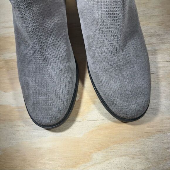 Aquatalia Tisha Taupe Suede Ankle Boots Women’s Size 9.5 - Picture 4 of 8
